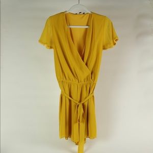 Women’s Yellow/Gold Romper - Size M